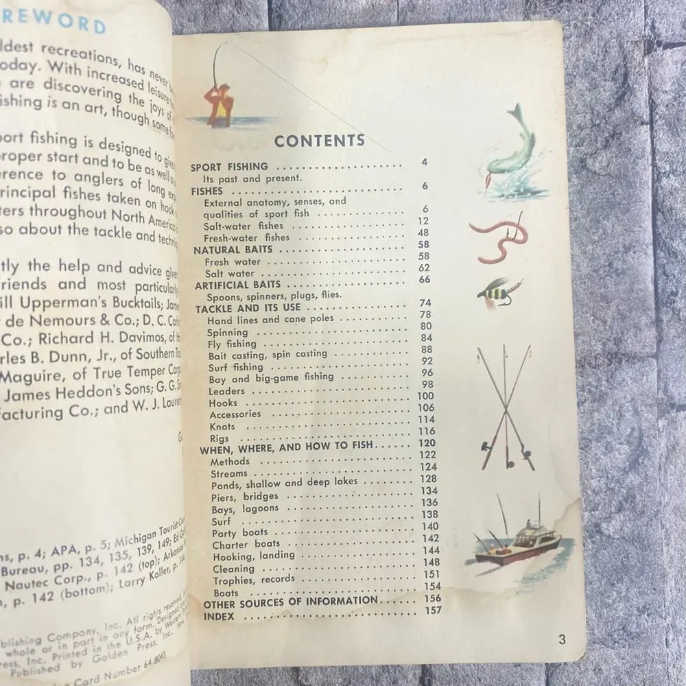 Vintage Fishing Manuals Bundle of Two Paperback Reference Manuals Salt Water